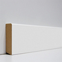 EGGER skirting board 6 cm white cubic