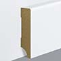 EGGER skirting board 6 cm white straight